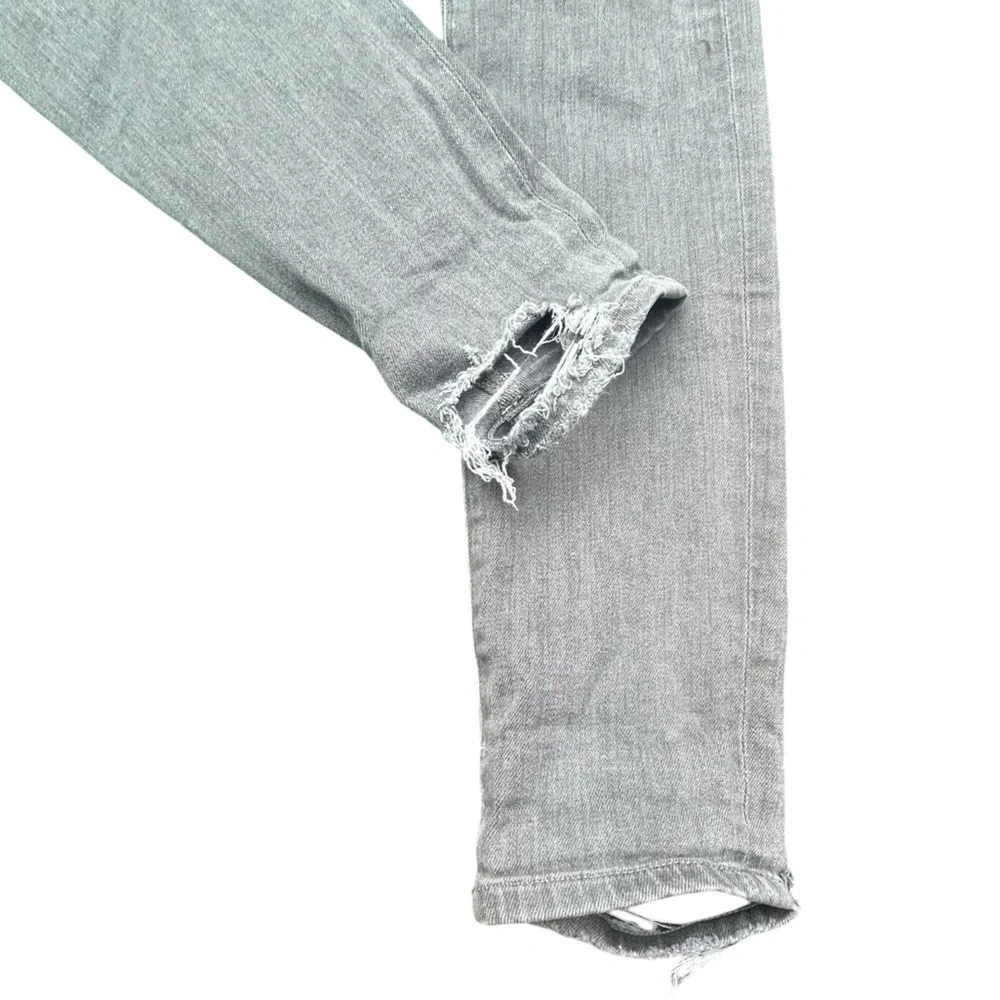 Citizens of humanity 27 Rocket High Rise Distressed Stretch Gray